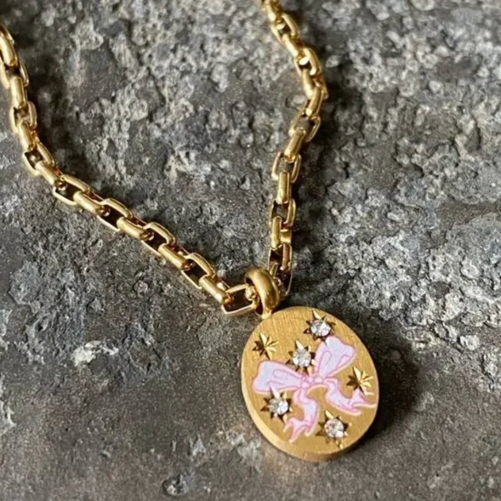 NEW Small Bow Pendant Necklace